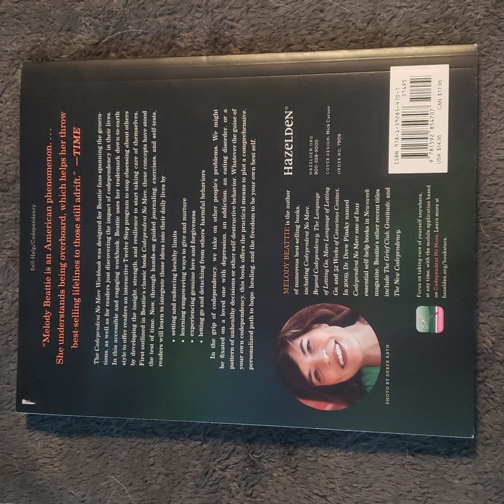 Codependent no more Melody Beattie & work book self help psychology relationship - Picture 9 of 10